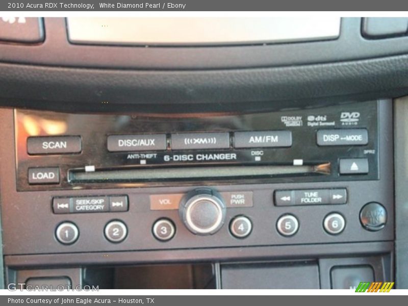 White Diamond Pearl / Ebony 2010 Acura RDX Technology