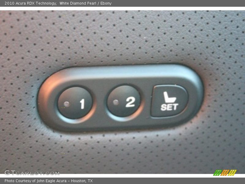 White Diamond Pearl / Ebony 2010 Acura RDX Technology