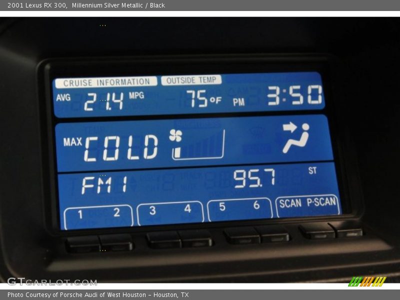 Millennium Silver Metallic / Black 2001 Lexus RX 300