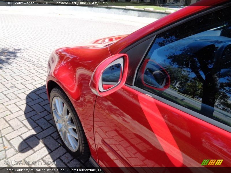 Tornado Red / Black/Grey Cloth 2006 Volkswagen GTI 2.0T