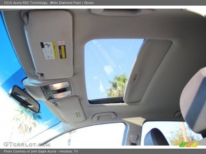 White Diamond Pearl / Ebony 2010 Acura RDX Technology