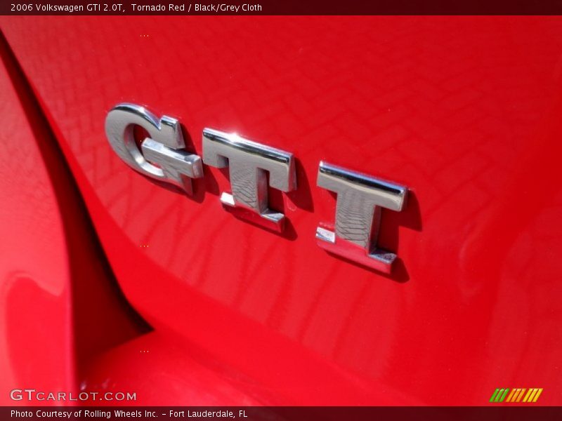 Tornado Red / Black/Grey Cloth 2006 Volkswagen GTI 2.0T