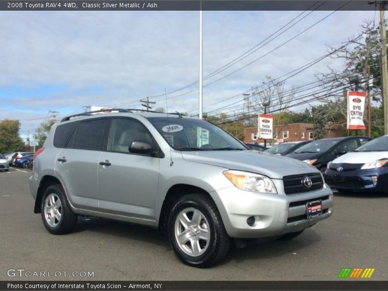 Classic Silver Metallic / Ash 2008 Toyota RAV4 4WD