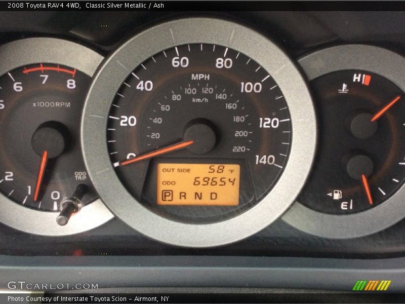 Classic Silver Metallic / Ash 2008 Toyota RAV4 4WD