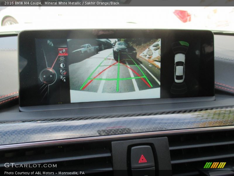 Mineral White Metallic / Sakhir Orange/Black 2016 BMW M4 Coupe