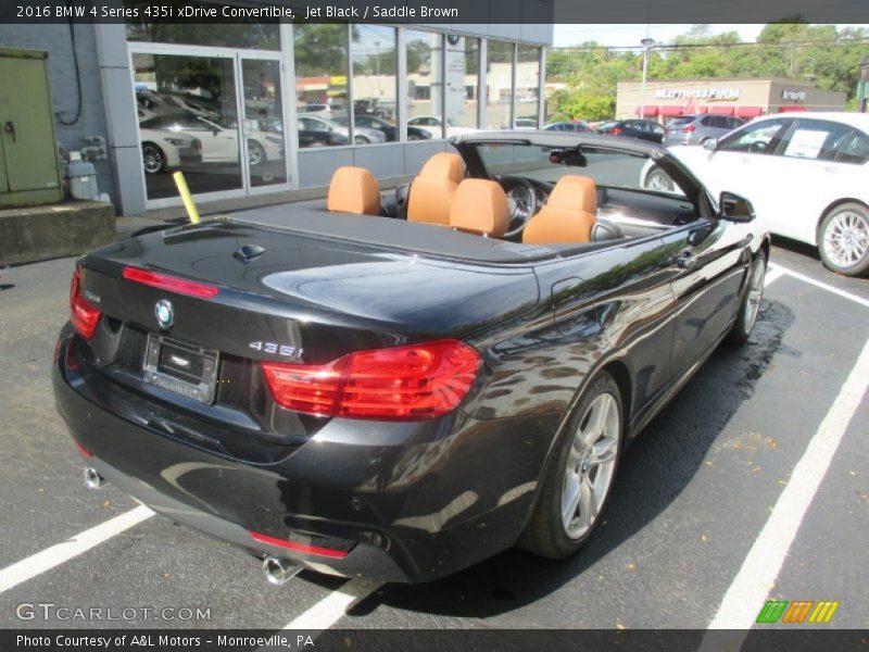 Jet Black / Saddle Brown 2016 BMW 4 Series 435i xDrive Convertible