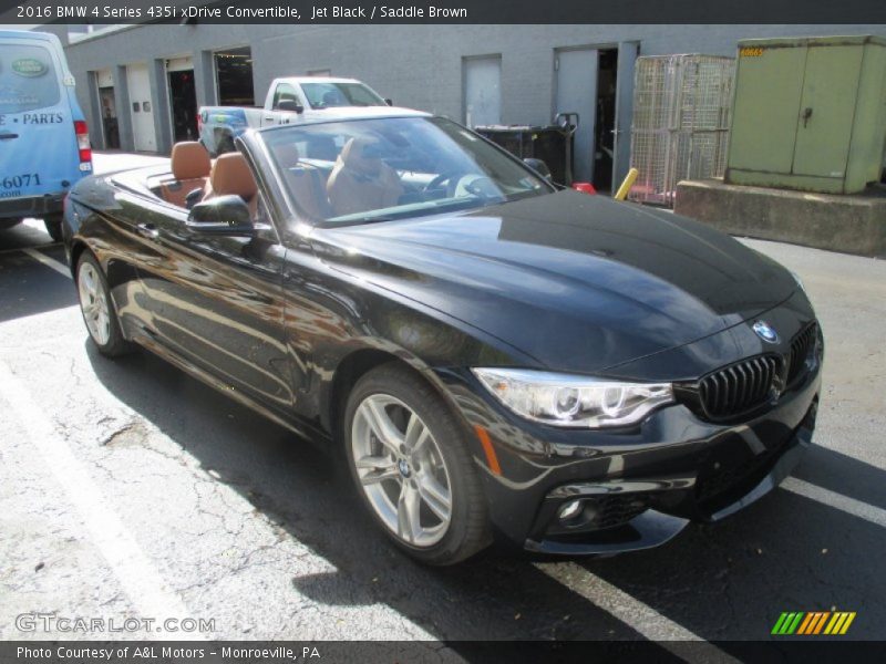 Jet Black / Saddle Brown 2016 BMW 4 Series 435i xDrive Convertible