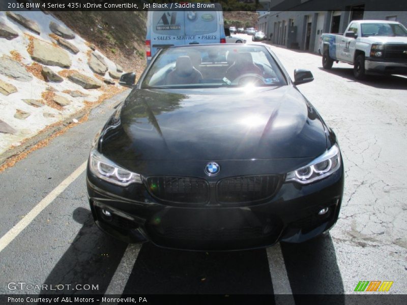 Jet Black / Saddle Brown 2016 BMW 4 Series 435i xDrive Convertible