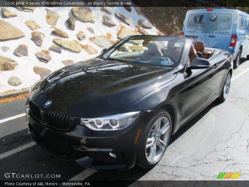 Jet Black / Saddle Brown 2016 BMW 4 Series 435i xDrive Convertible