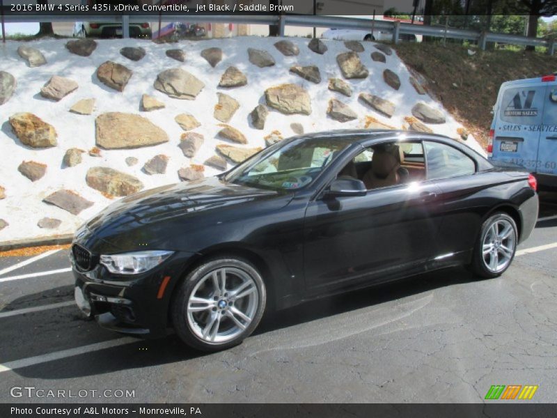 Jet Black / Saddle Brown 2016 BMW 4 Series 435i xDrive Convertible