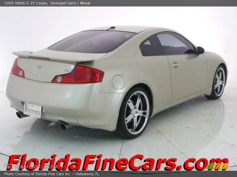 Serengeti Sand / Wheat 2005 Infiniti G 35 Coupe