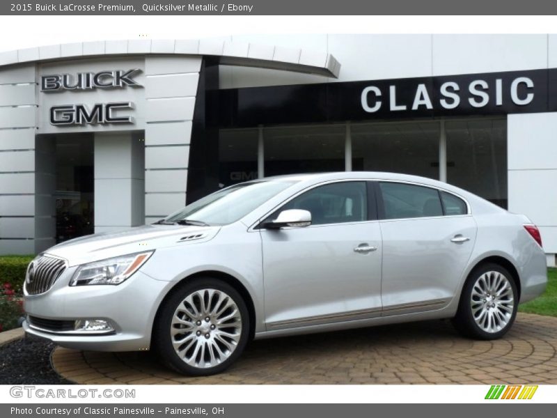 Quicksilver Metallic / Ebony 2015 Buick LaCrosse Premium