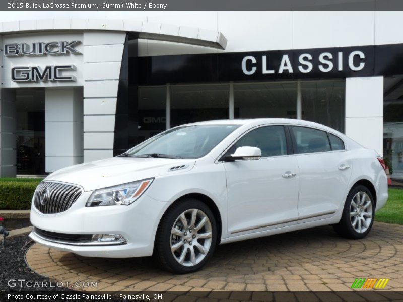 Summit White / Ebony 2015 Buick LaCrosse Premium