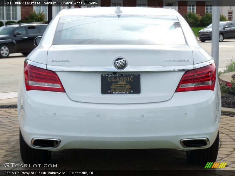 Summit White / Ebony 2015 Buick LaCrosse Premium