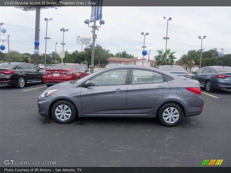 Triathlon Gray / Gray 2016 Hyundai Accent SE Sedan