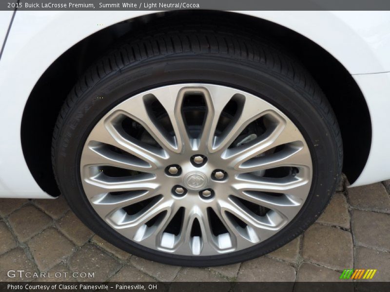 Summit White / Light Neutral/Cocoa 2015 Buick LaCrosse Premium