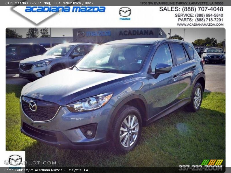 Blue Reflex mica / Black 2015 Mazda CX-5 Touring