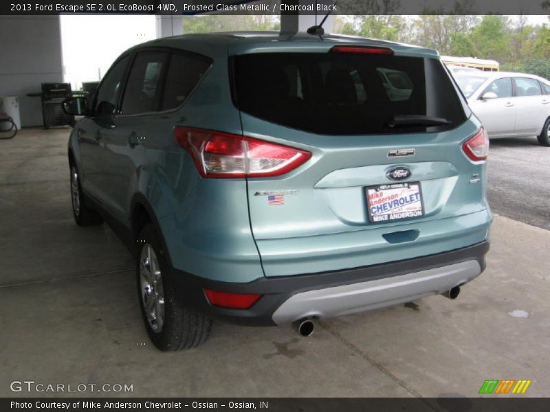 Frosted Glass Metallic / Charcoal Black 2013 Ford Escape SE 2.0L EcoBoost 4WD