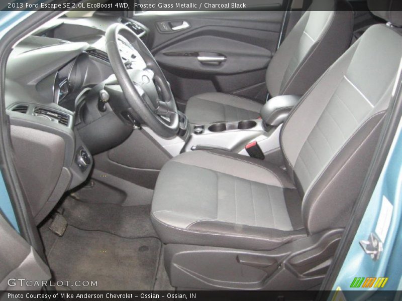 Frosted Glass Metallic / Charcoal Black 2013 Ford Escape SE 2.0L EcoBoost 4WD
