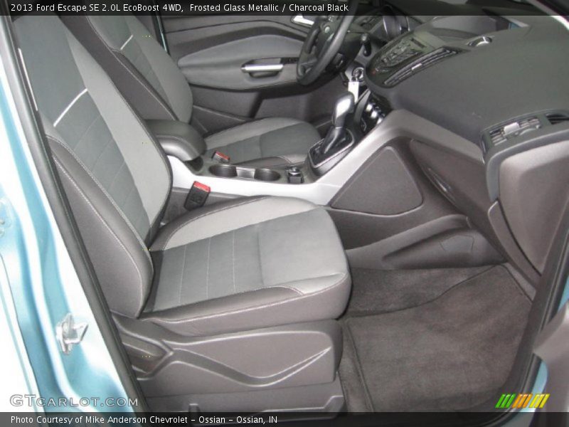 Frosted Glass Metallic / Charcoal Black 2013 Ford Escape SE 2.0L EcoBoost 4WD