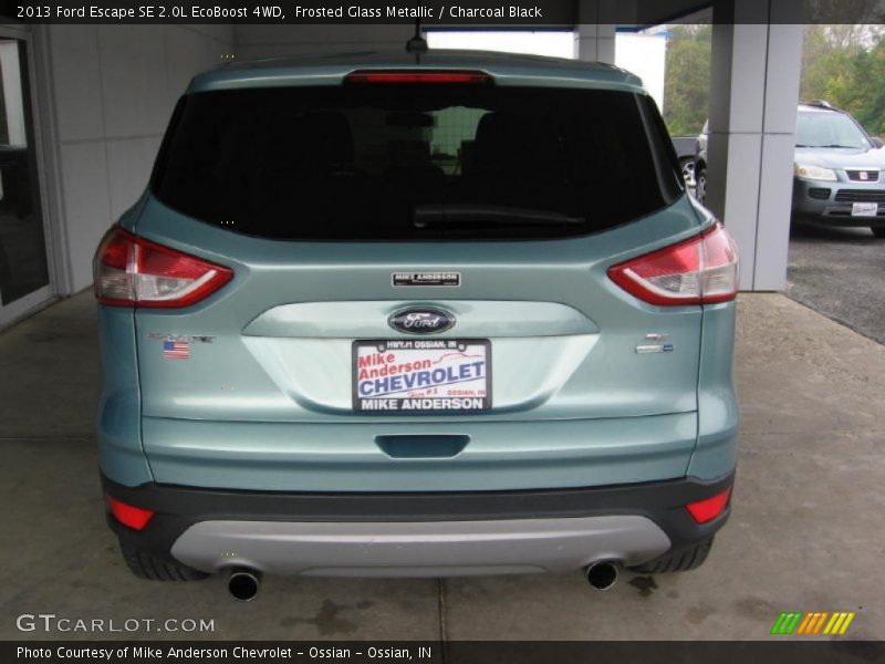 Frosted Glass Metallic / Charcoal Black 2013 Ford Escape SE 2.0L EcoBoost 4WD