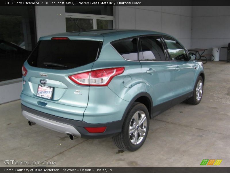 Frosted Glass Metallic / Charcoal Black 2013 Ford Escape SE 2.0L EcoBoost 4WD