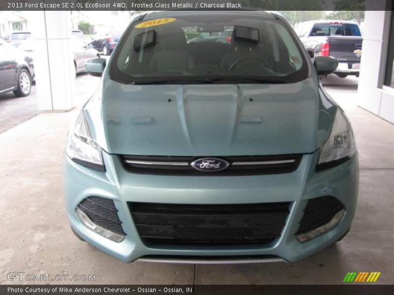 Frosted Glass Metallic / Charcoal Black 2013 Ford Escape SE 2.0L EcoBoost 4WD