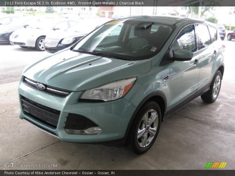 Frosted Glass Metallic / Charcoal Black 2013 Ford Escape SE 2.0L EcoBoost 4WD