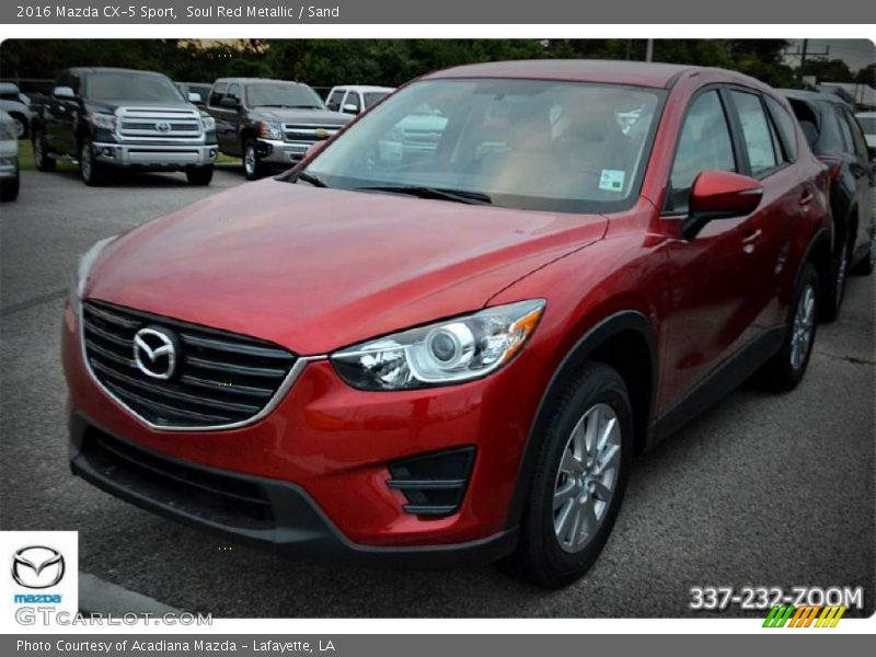 Soul Red Metallic / Sand 2016 Mazda CX-5 Sport