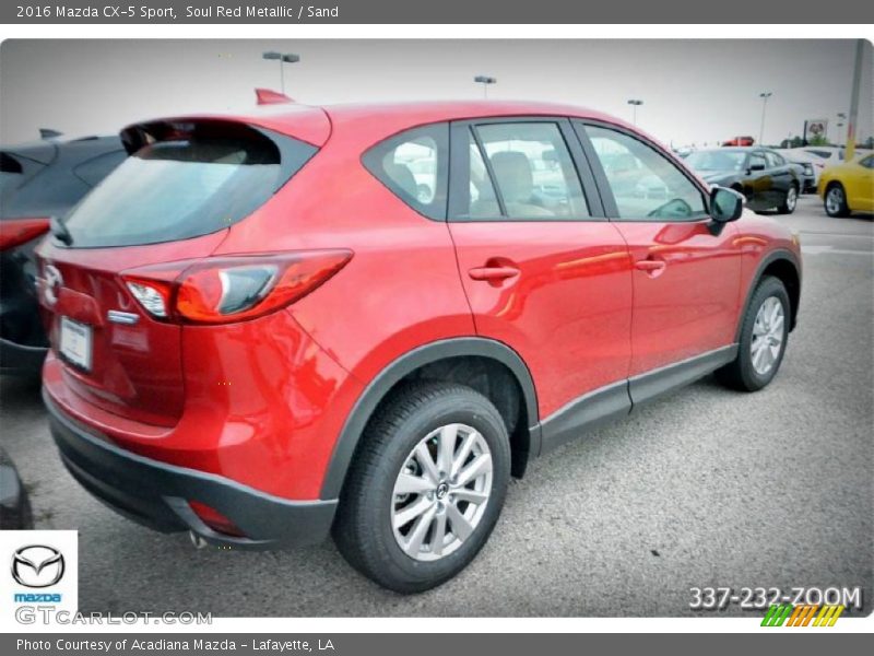 Soul Red Metallic / Sand 2016 Mazda CX-5 Sport