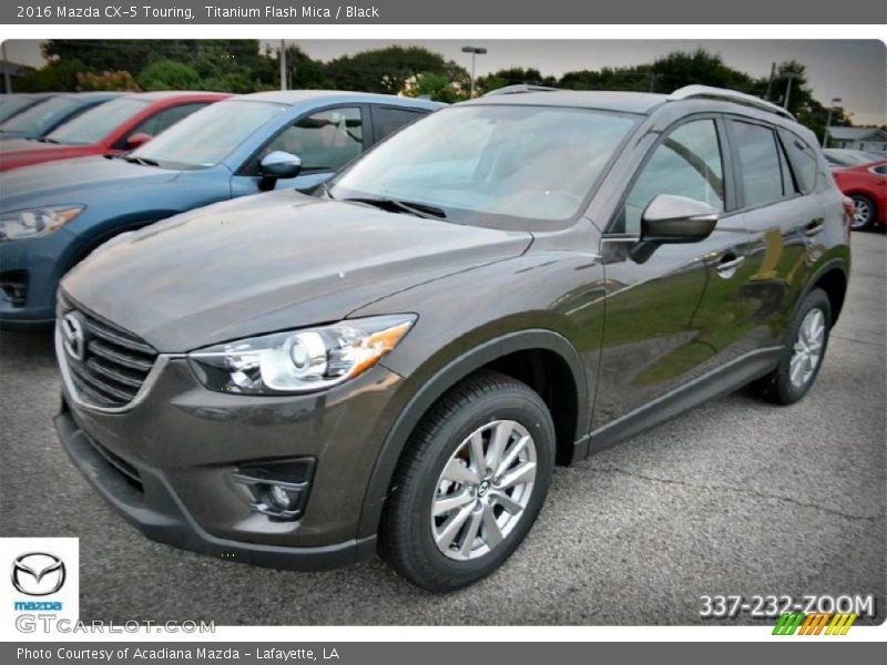 Titanium Flash Mica / Black 2016 Mazda CX-5 Touring