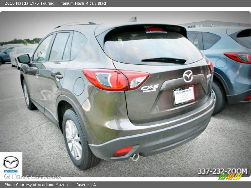Titanium Flash Mica / Black 2016 Mazda CX-5 Touring