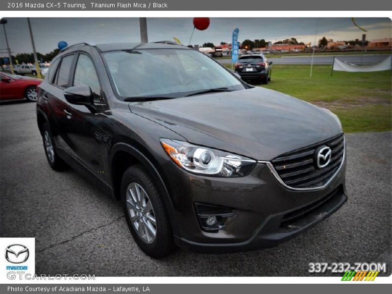 Titanium Flash Mica / Black 2016 Mazda CX-5 Touring
