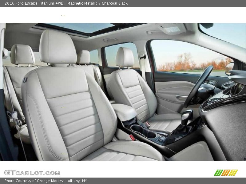 Magnetic Metallic / Charcoal Black 2016 Ford Escape Titanium 4WD