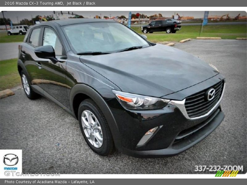 Jet Black / Black 2016 Mazda CX-3 Touring AWD