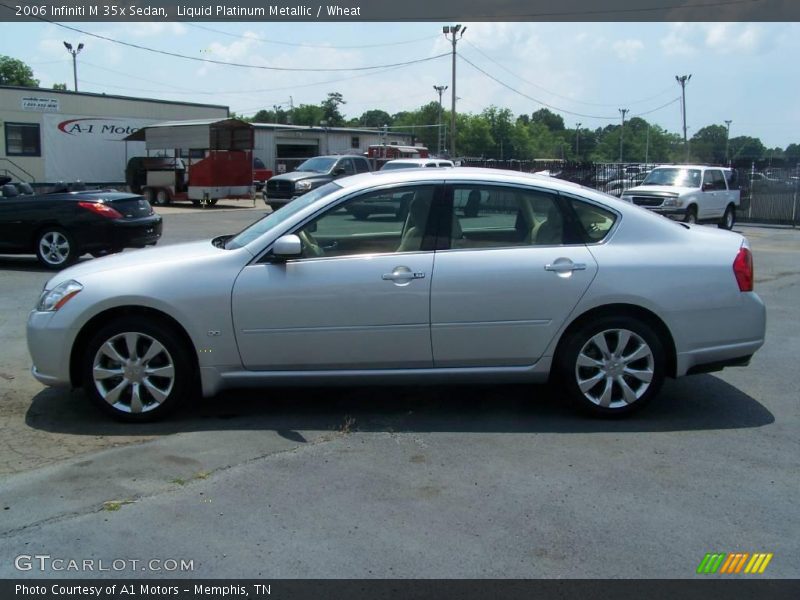 Liquid Platinum Metallic / Wheat 2006 Infiniti M 35x Sedan