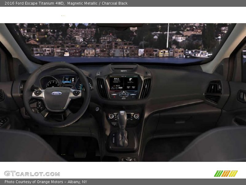 Magnetic Metallic / Charcoal Black 2016 Ford Escape Titanium 4WD