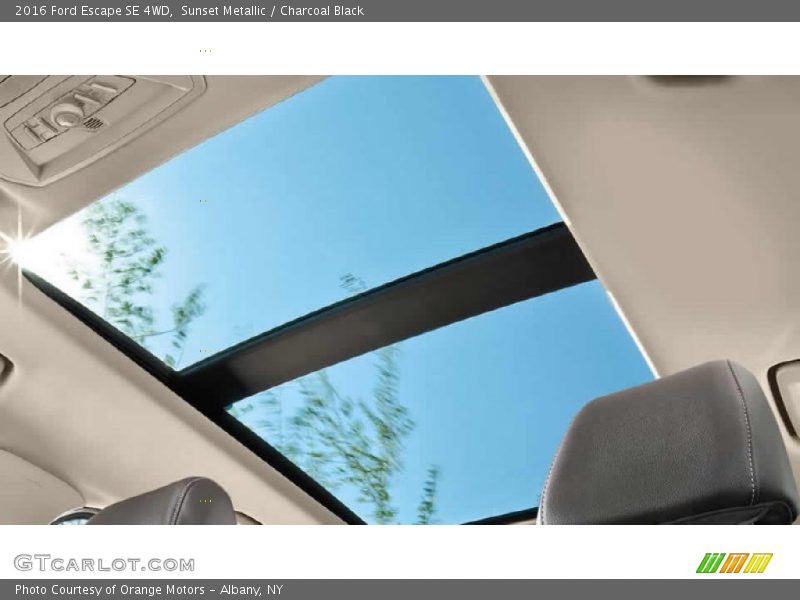 Sunset Metallic / Charcoal Black 2016 Ford Escape SE 4WD