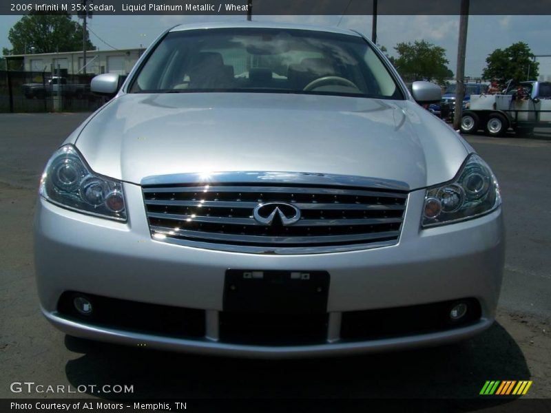 Liquid Platinum Metallic / Wheat 2006 Infiniti M 35x Sedan