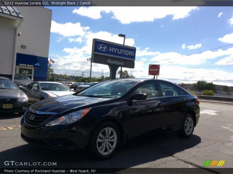 Midnight Black / Camel 2013 Hyundai Sonata GLS