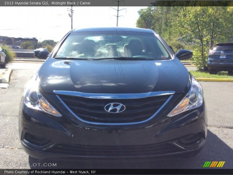 Midnight Black / Camel 2013 Hyundai Sonata GLS