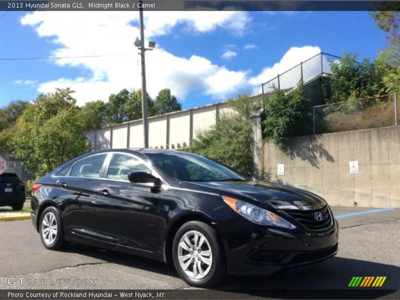 Midnight Black / Camel 2013 Hyundai Sonata GLS