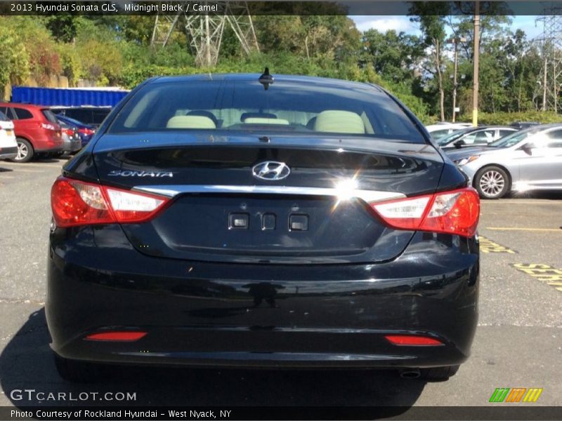 Midnight Black / Camel 2013 Hyundai Sonata GLS