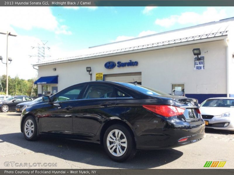 Midnight Black / Camel 2013 Hyundai Sonata GLS