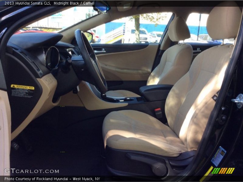 Midnight Black / Camel 2013 Hyundai Sonata GLS