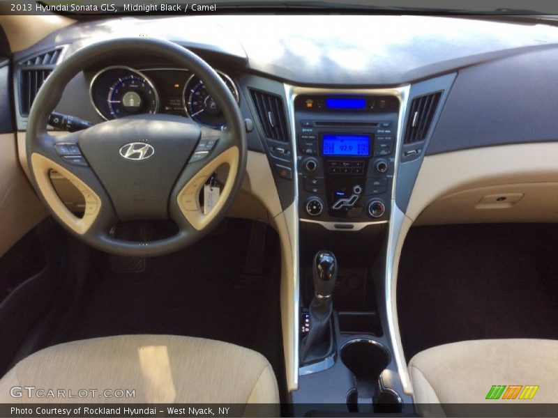 Midnight Black / Camel 2013 Hyundai Sonata GLS
