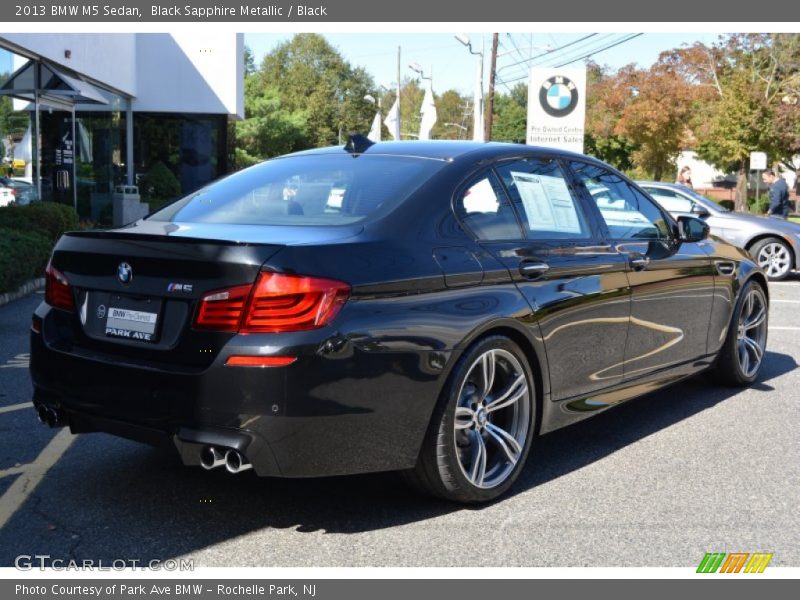 Black Sapphire Metallic / Black 2013 BMW M5 Sedan