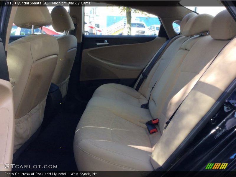 Midnight Black / Camel 2013 Hyundai Sonata GLS