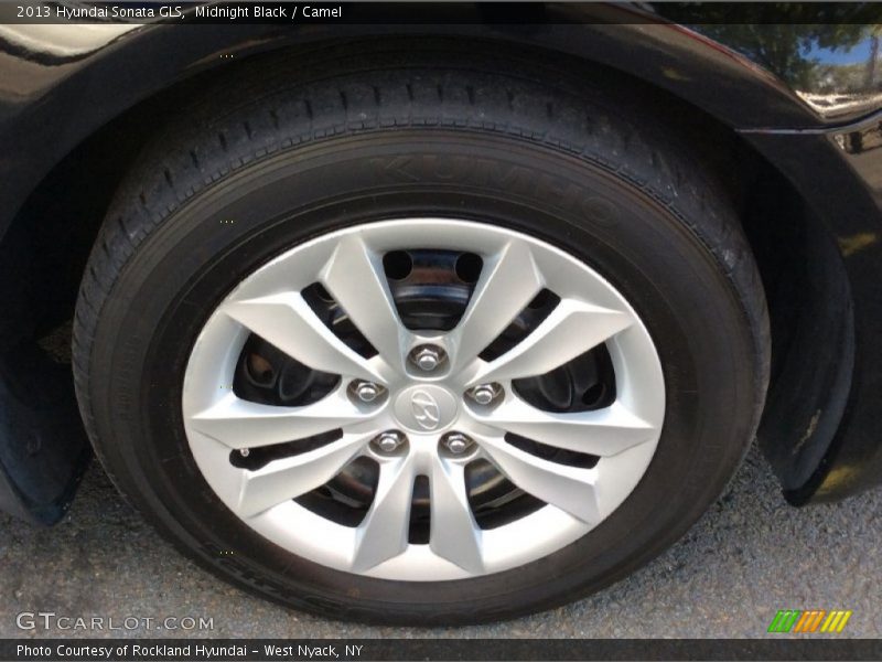 Midnight Black / Camel 2013 Hyundai Sonata GLS