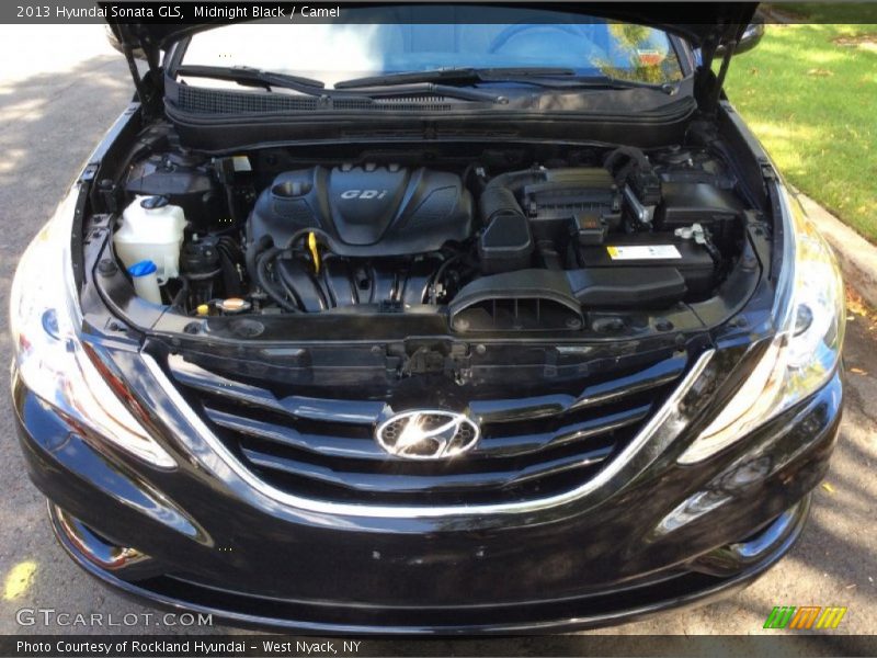 Midnight Black / Camel 2013 Hyundai Sonata GLS